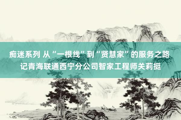 痴迷系列 从“一根线”到“贤慧家”的服务之路 记青海联通西宁分公司智家工程师关莉挺