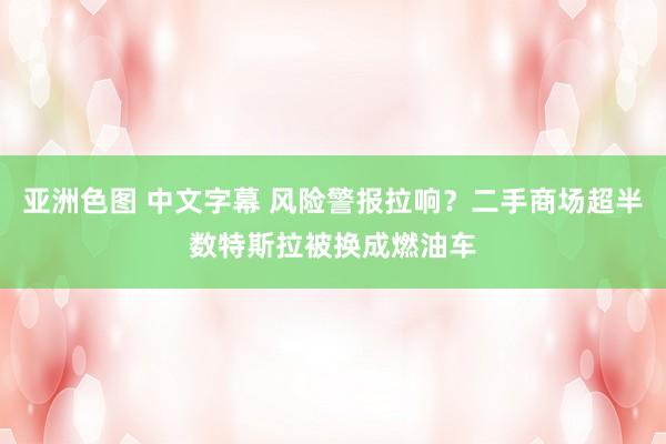 亚洲色图 中文字幕 风险警报拉响？二手商场超半数特斯拉被换成燃油车