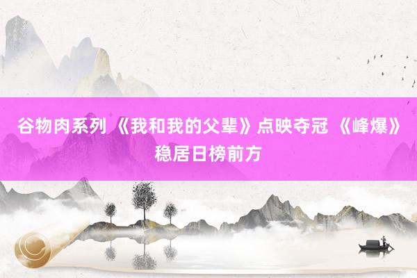 谷物肉系列 《我和我的父辈》点映夺冠 《峰爆》稳居日榜前方