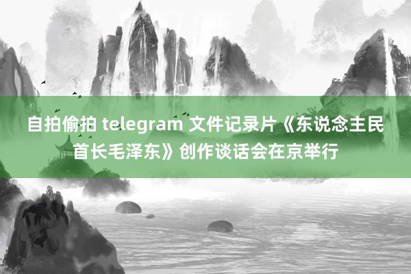 自拍偷拍 telegram 文件记录片《东说念主民首长毛泽东》创作谈话会在京举行